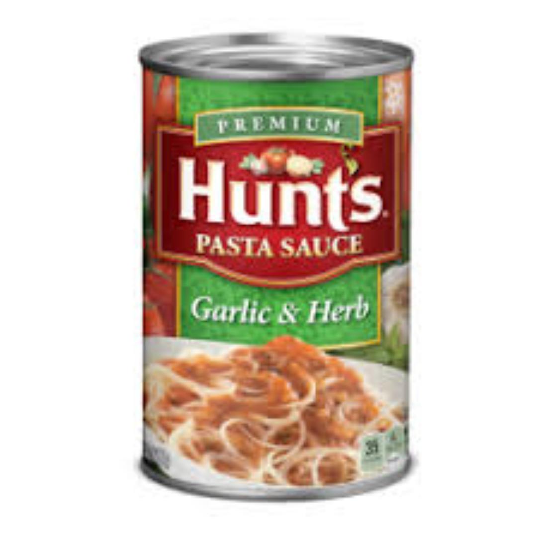 HUNTS GARLIC & HERB PASTA 680GM